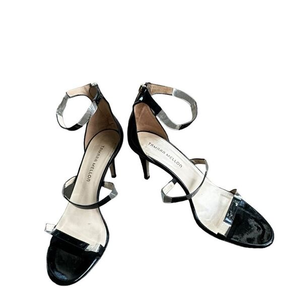 Tamara Mellon frontline black heels size 41.5 - Picture 3 of 8
